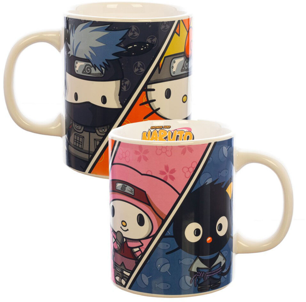 Sanrio X Naruto Characters 16 Oz. Ceramic Mug - Sanrio X Naruto Characters 16 Oz. Ceramic Mug