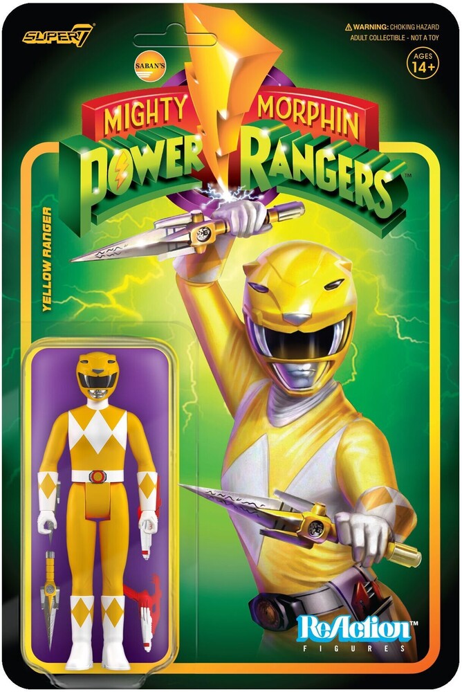 Power Rangers - Mm Power Rangers Reaction Wave 3 - Yellow Ranger