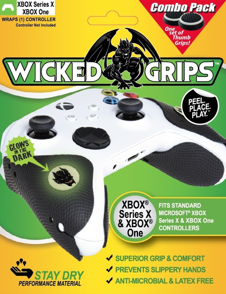 Xbx Wicked Grips - Thumb Grips - Wicked-Grips High Performance Controller Thumb Grips Combo for XboxSeries X