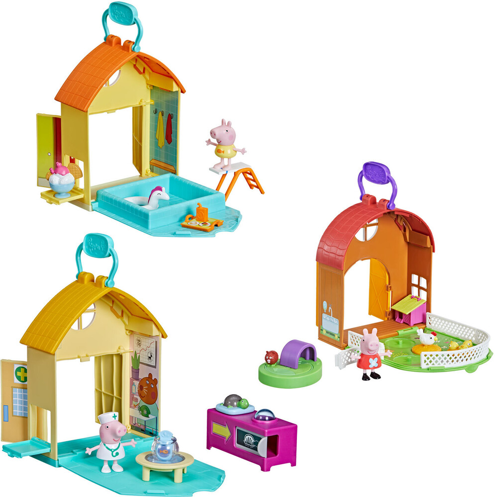 Pep Day Trip Playset Ast - Hasbro Collectibles - Peppa Pig Day Trip Playset Assortment