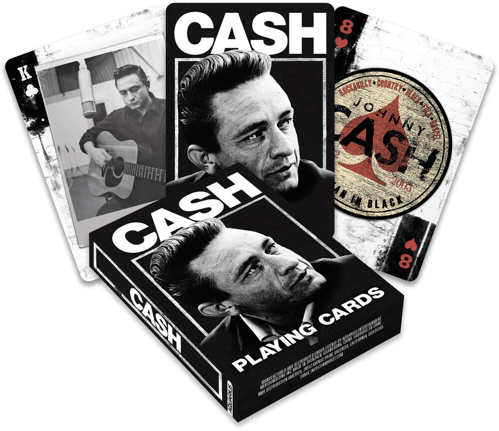 Johnny Cash Playing Cards - Johnny Cash Playing Cards (Clcb) (Crdg)
