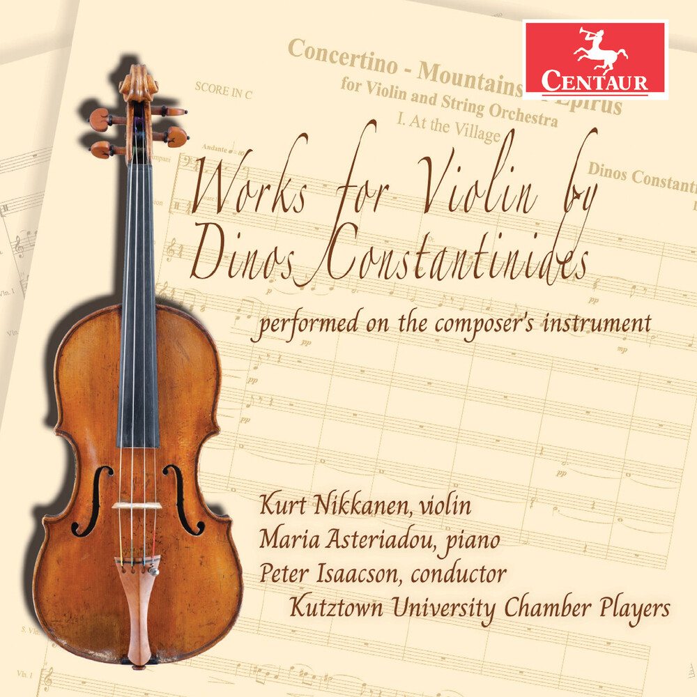 Constantinides / Nikkanen / Asteriadou - Works For Violin By Dinos Constantinides Performed
