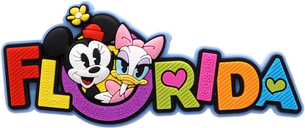 Disney Minnie & Daisy Florida Soft Touch Magnet - Disney Minnie & Daisy Florida Soft Touch Magnet