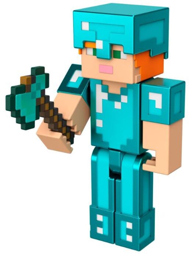 Minecraft - Minecraft 3.25in Figure Alex In Diamond Armor