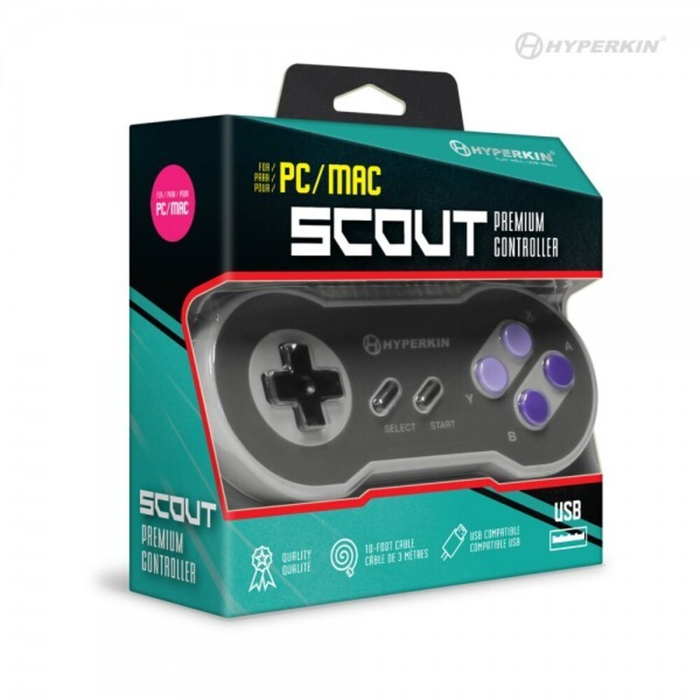  - Hyperkin Scout Premium SNES-Style USB Controller for PC/ Mac