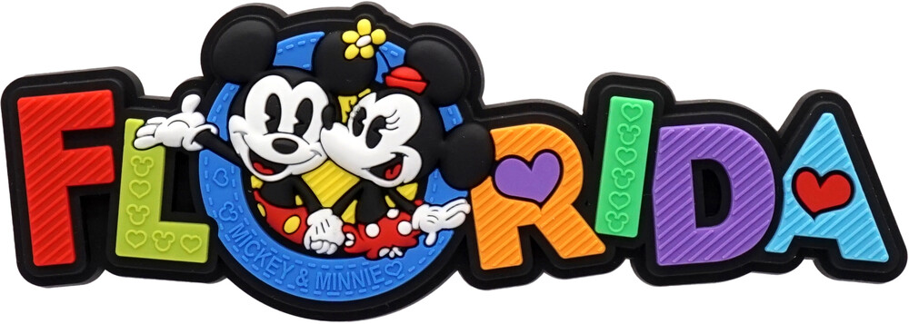 Disney Mickey & Minnie Florida Soft Touch Magnet - Disney Mickey & Minnie Florida Soft Touch Magnet