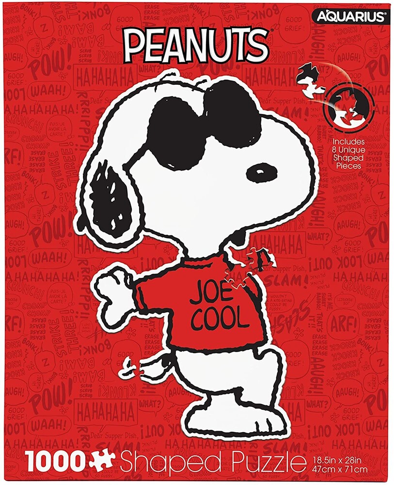 Peanuts Joe Cool Shaped 1000 PC Puzzle - Peanuts Joe Cool Shaped 1000 Pc Puzzle (Puzz)