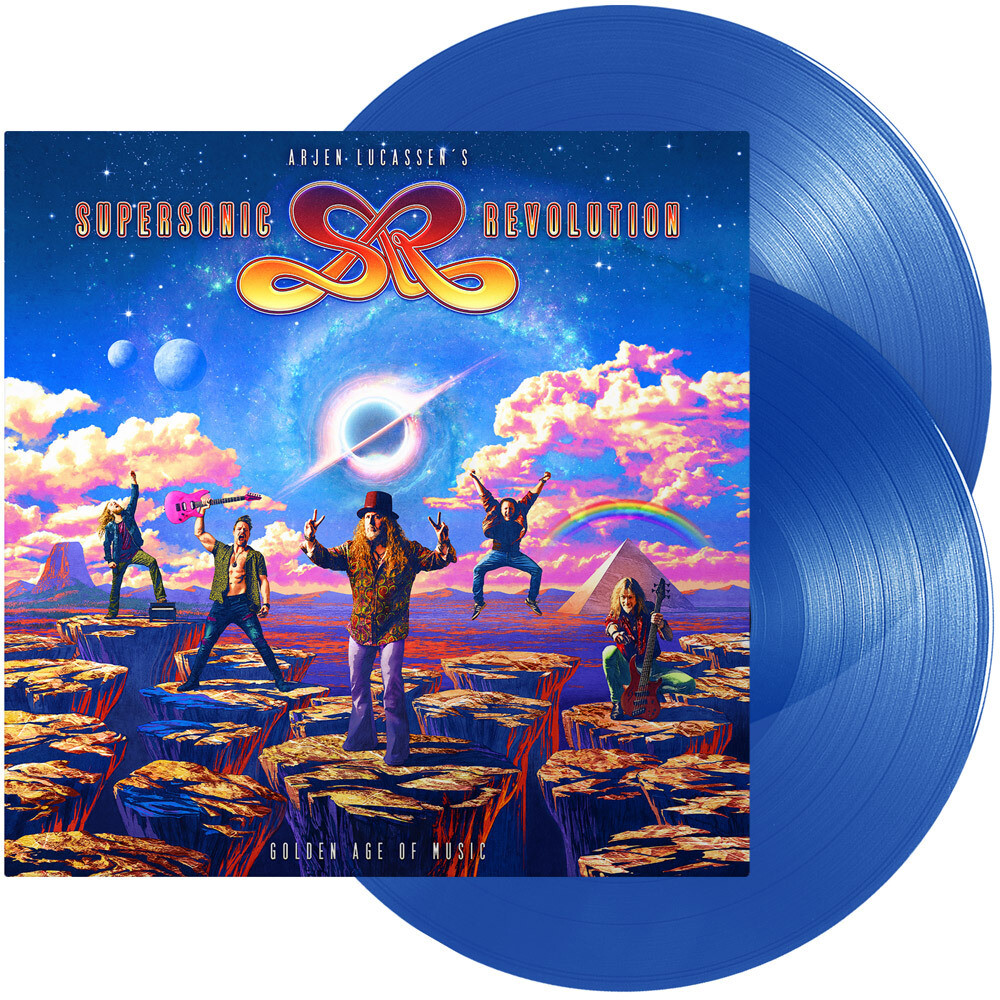 Arjen Lucassen's Supersonic Revolution - Golden Age Of Music - Transparent Blue (Blue)