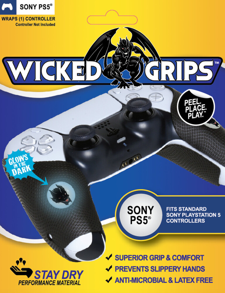 Ps5 Wicked Grips - Controller Grips - Wicked-Grips High Performance Controller Grips for PlayStation 5
