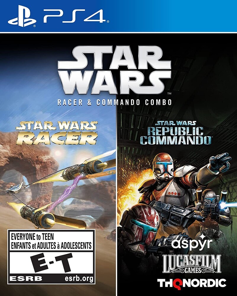 Ps4 Star Wars Racer and Commando Combo - Star Wars Racer and Commando Combo for PlayStation 4