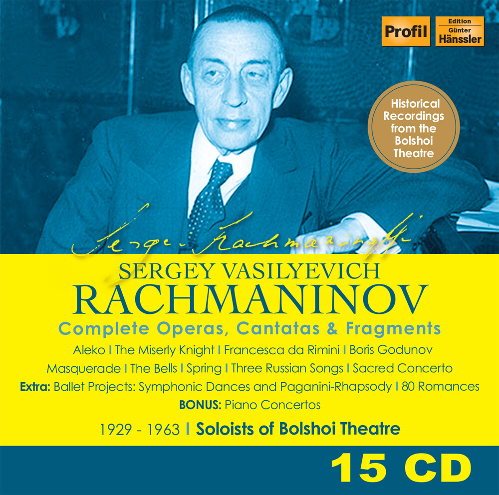 Rachmaninoff - Complete Operas Cantatas (Box)