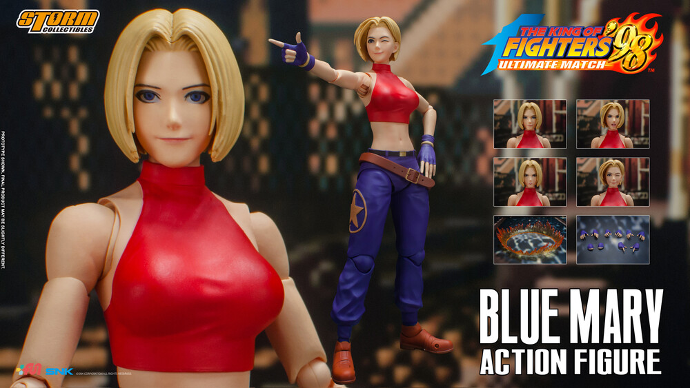 Storm Collectibles - King Of Fighters '98 Blue Mary 1/12 Action Figure
