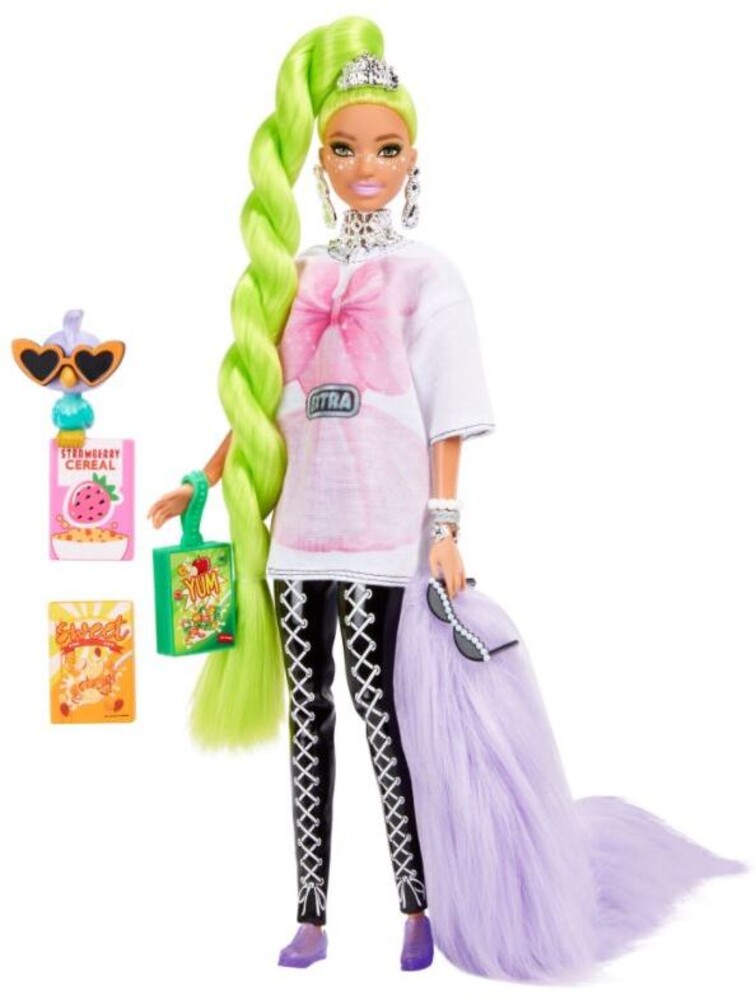 Barbie - Mattel - Barbie Extra Doll, Neon Green Hair