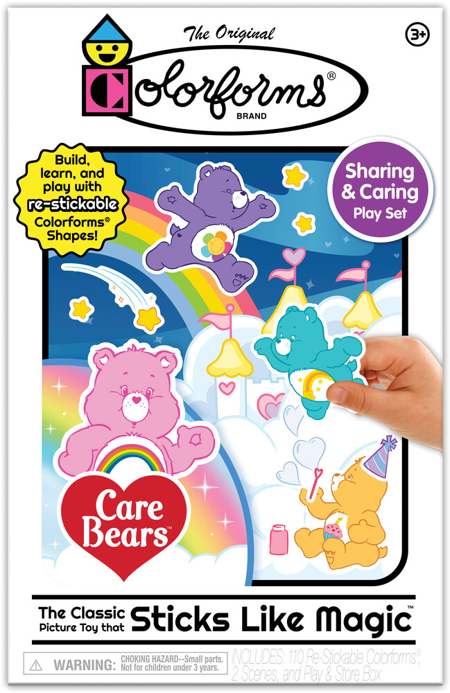Colorforms Care Bears Sharing & Caring Play Set - Colorforms Care Bears Sharing & Caring Play Set