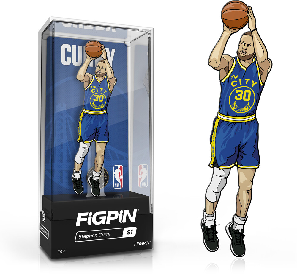 Figpin NBA Stephen Curry #S1 - FiGPiN NBA Stephen Curry #S1