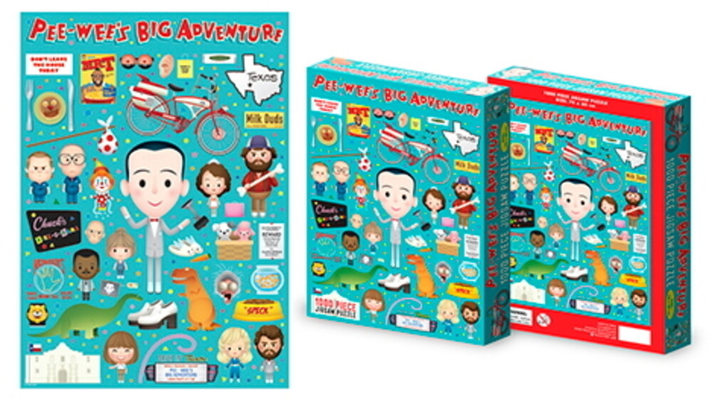 Pee-Wee's Big Adventure 1000 PC Jigsaw Puzzle - Pee-wee's Big Adventure 1000 Pc Jigsaw Puzzle