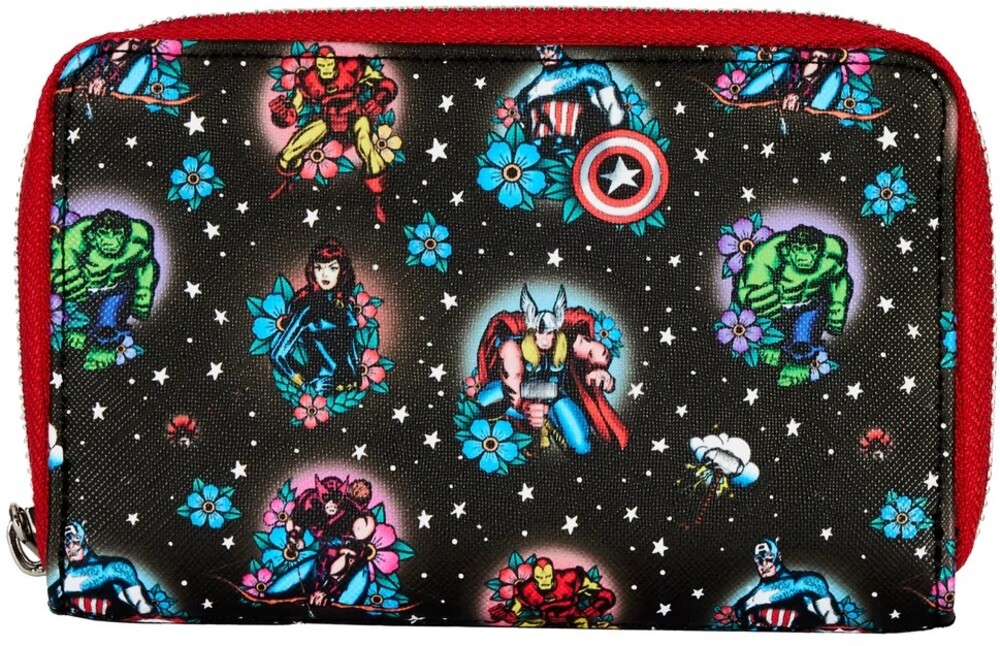 Loungefly Marvel: - Avengers Tattoo Zip Around Wallet (Wal)