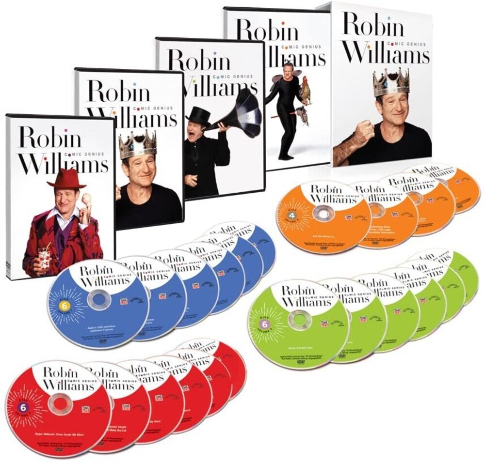 Robin Willia Comic Genius 22 DVD Set Slipcase - Robin Willia Comic Genius 22 Dvd Set Slipcase
