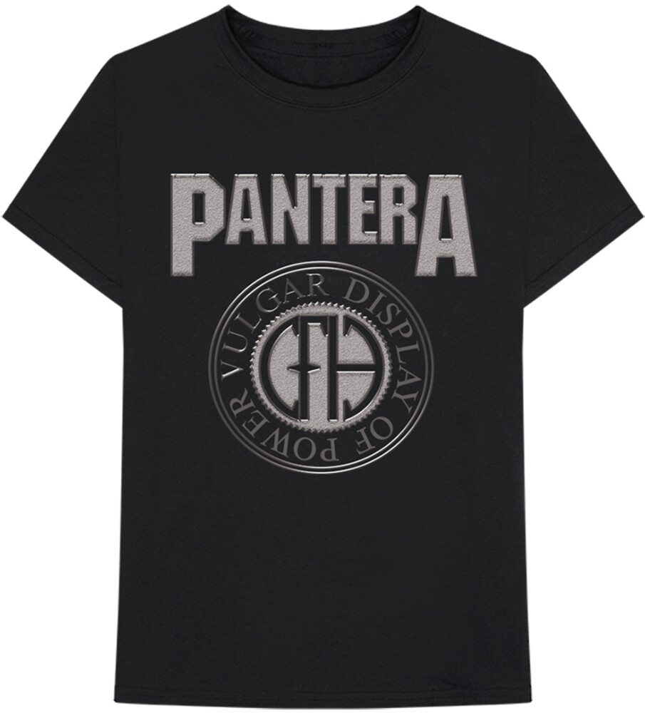 Pantera Vulgar Display of Power Black Ss Tee Xl - Pantera Vulgar Display Of Power Black Ss Tee Xl