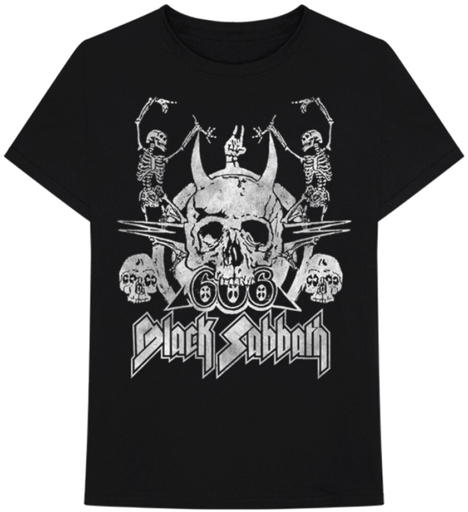 - Black Sabbath Dancing Skeleton Logo Ss Tee M (Blk)