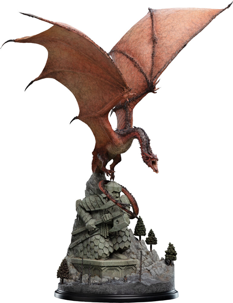 Limited Edition Polystone - Hobbit Trilogy - Smaug The Fire-Drake