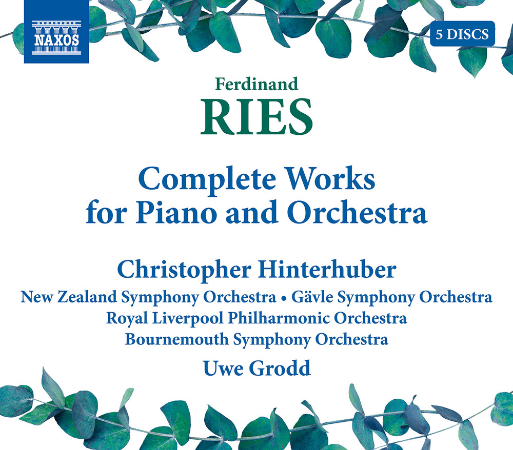 Ries / Hinterhuber / Bournemou - Complete Works For Piano (Box)