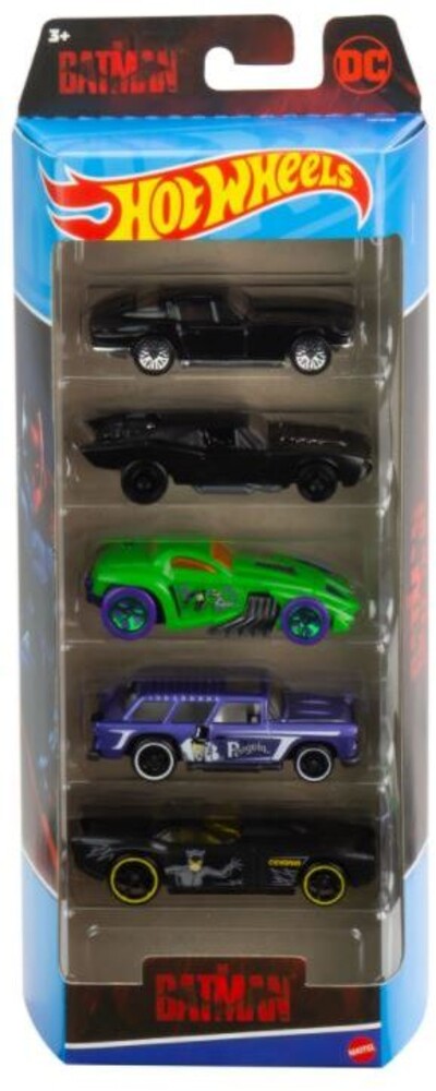 Hot Wheels - Hw Batman 5 Pack (Tcar)