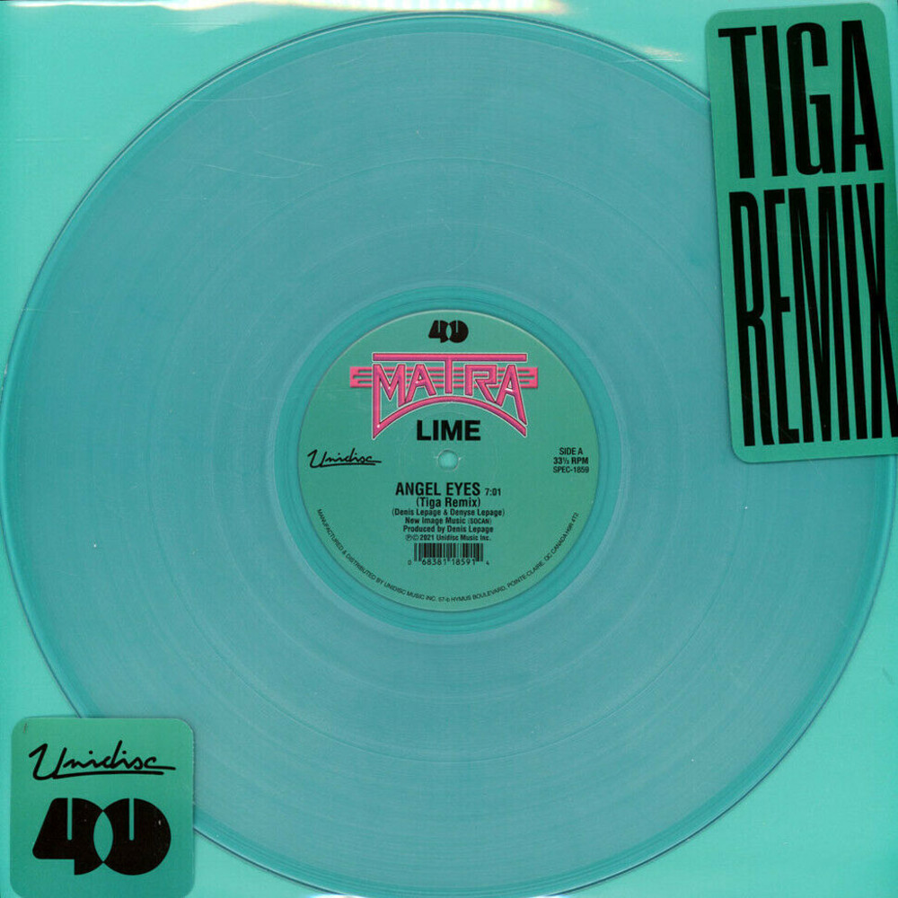 Lime - Angel Eyes - Tiga Remix Color Vinyl 180G