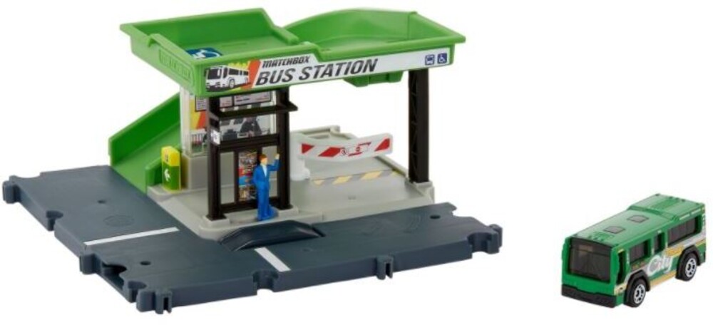 Matchbox - Matchbox Action Drivers Bus Depot (Tcar)