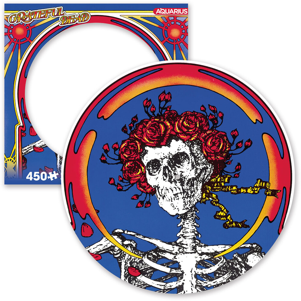 Grateful Dead Skull & Roses 450PC Pic Disc Puzzle - Grateful Dead Skull & Roses 450pc Pic Disc Puzzle