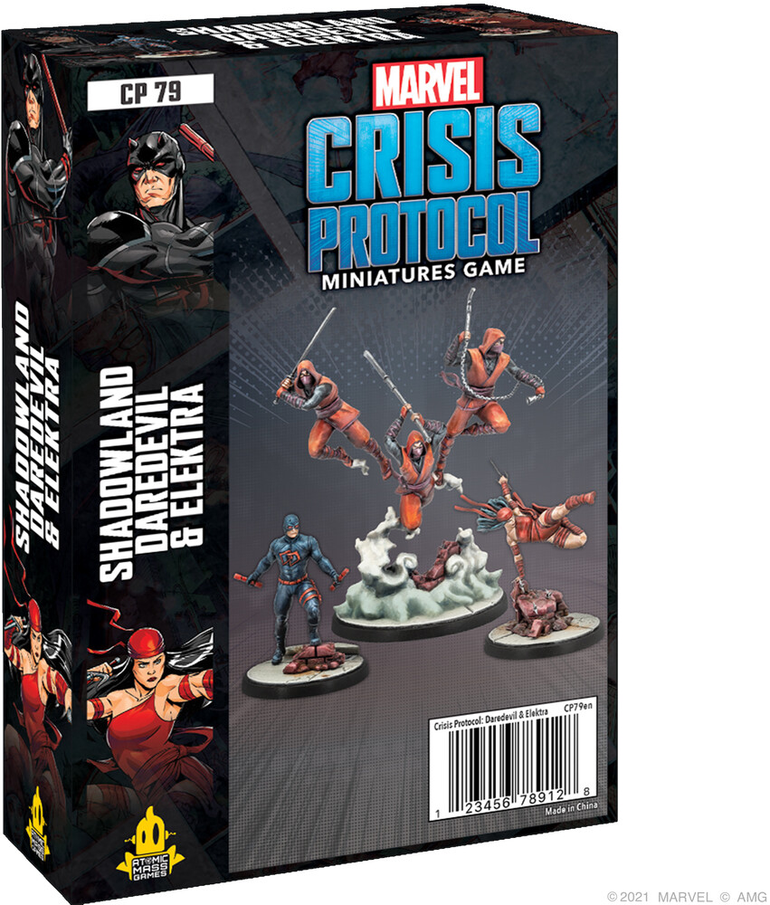 Marvel Crisis Protocol Shadowland Daredevil & Elek - Marvel Crisis Protocol Shadowland Daredevil & Elek