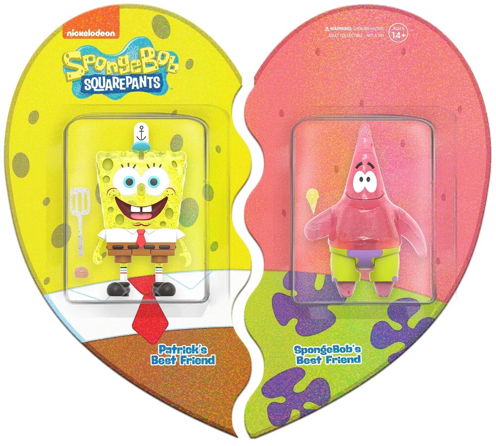 Spongebob 2-Pack - Spongebob and Patrick (Glitter) - Spongebob 2-Pack - Spongebob And Patrick (Glitter)