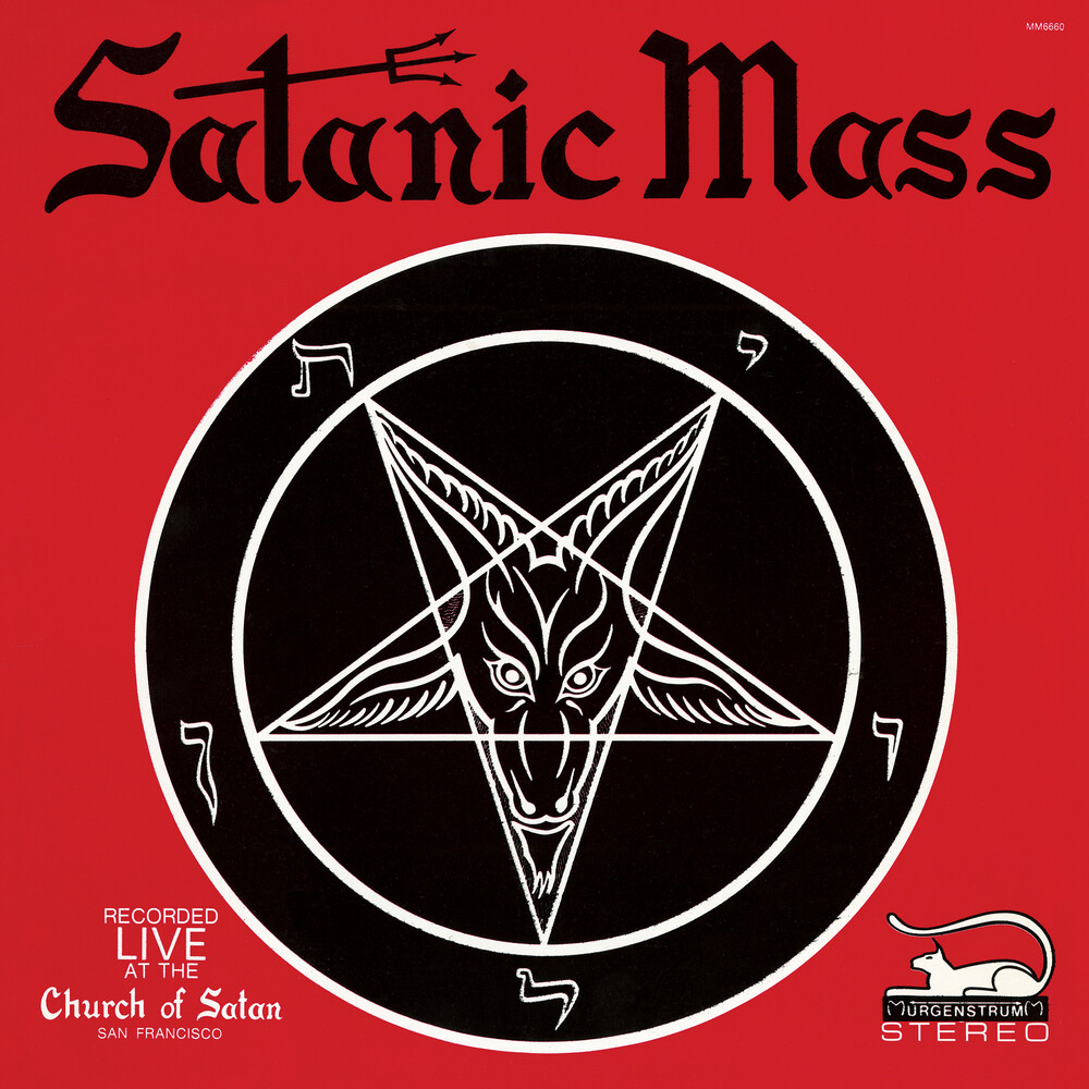 Anton Lavey - Satanic Mass - Red/Black Splatter (Blk) [Colored Vinyl]