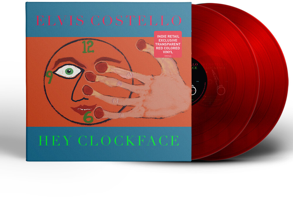Elvis Costello - Hey Clockface [Indie Exclusive Limited Edition Transparent Red 2LP]