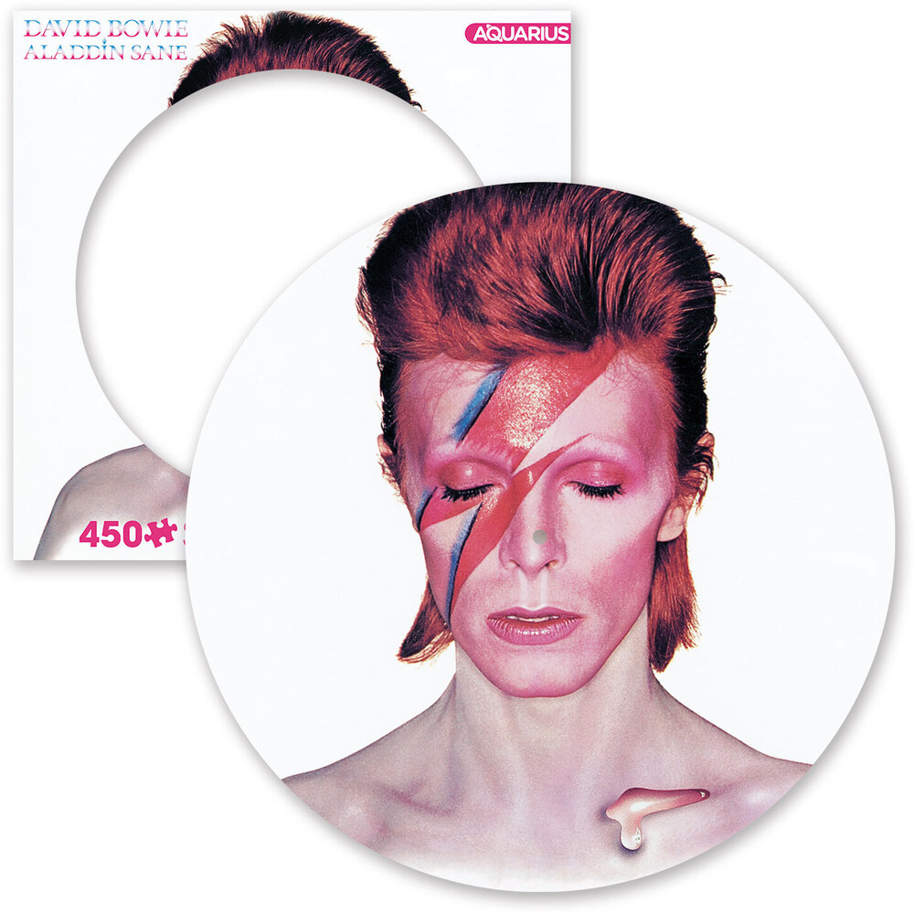David Bowie Aladdin Sane 450PC Pic Disc Puzzle - David Bowie Aladdin Sane 450pc Pic Disc Puzzle