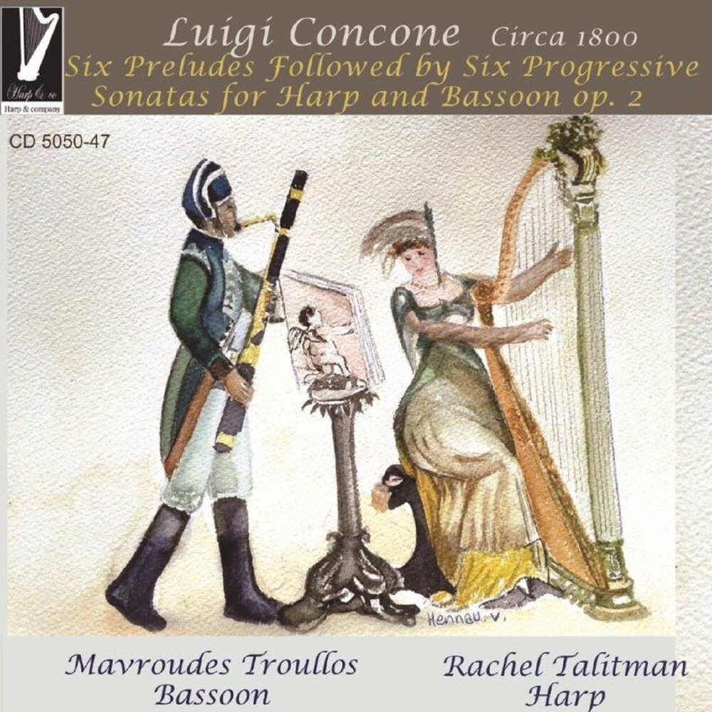 Concone / Rachel Talitman  / Troullos,Mavroudes - Luigi Concone: 6 Preludes / 6 Progressive Sonatas