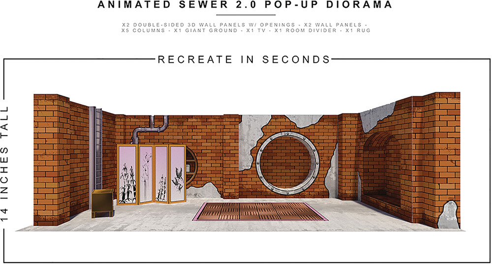 Extreme-Sets - Extreme Sets Animated Sewer 2 Pop Up 1/12 Scale Di