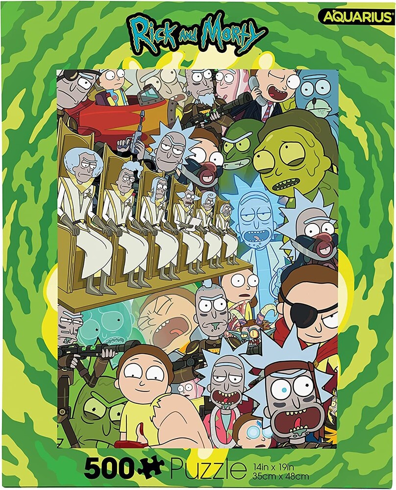 Rick & Morty Ricks & Mortys 500 PC Puzzle - Rick & Morty Ricks & Mortys 500 Pc Puzzle (Puzz)
