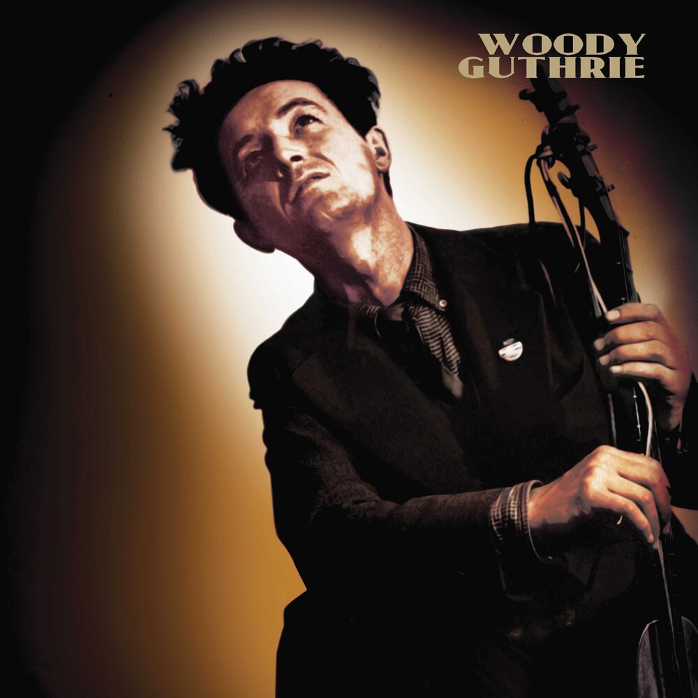 Woody Guthrie - This Machine Kills Fascists - Gold/Black Splatter