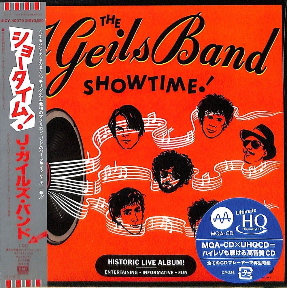 Geils, J Band - Showtime! - MQA x UHQCD - Paper Sleeve