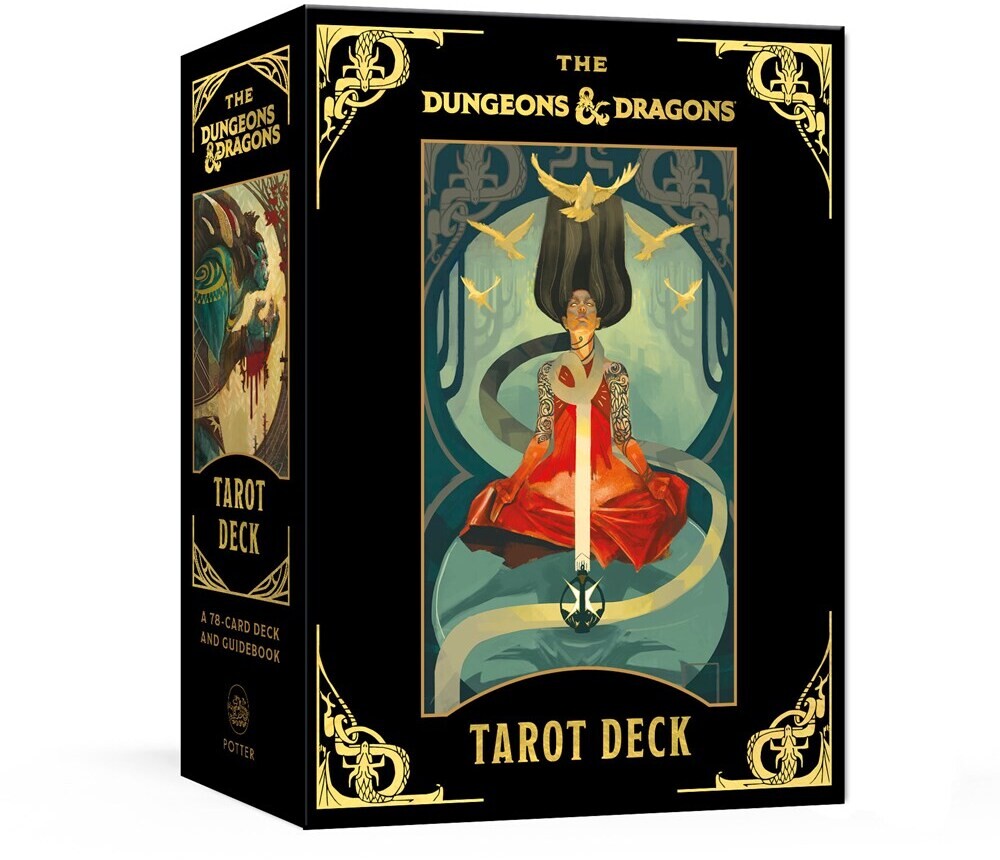 Official Dungeons & Dragons Licensed - D&D Tarot Deck A 78 Card Deck And Guidebook (Box)