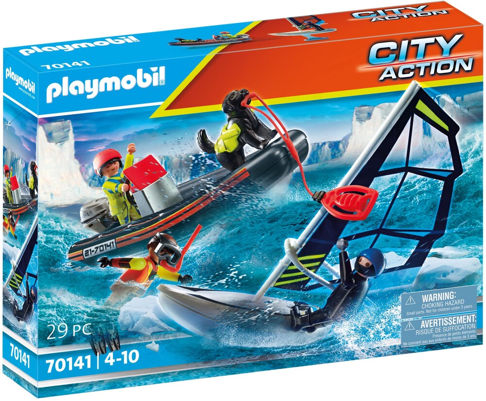 Playmobil - City Action Water Rescue With Dog (Fig)