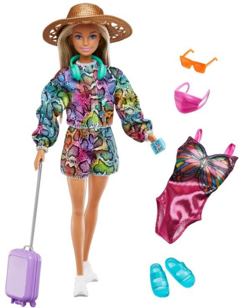 Barbie - Barbie Summer Travel Doll Blonde (Papd)