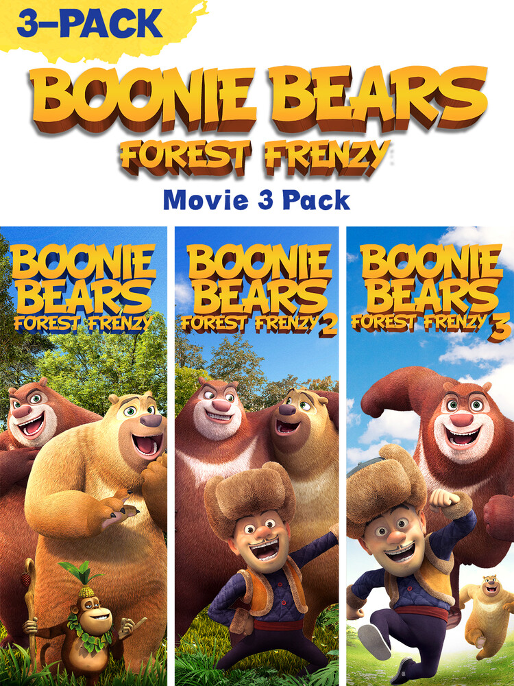 Boonie Bears Forest Frenzy 3 Pack - Boonie Bears Forest Frenzy 3 Pack