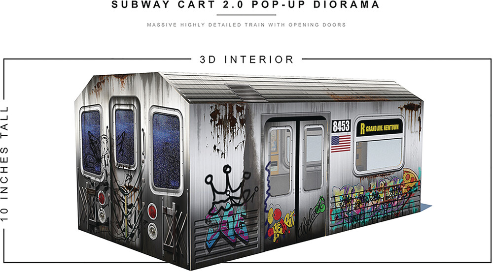Extreme-Sets - Extreme Sets Subway Cart 2 Pop Up 1/12 Scale Diora