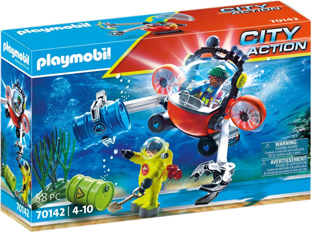 Playmobil - Environmental Expedition With Dive Boat (Fig)