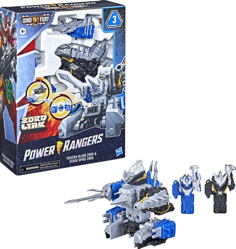 Prg Dnf Blue and Black Comb Zords - Hasbro Collectibles - Power Rangers Dnf Blue And Black Comb Zords