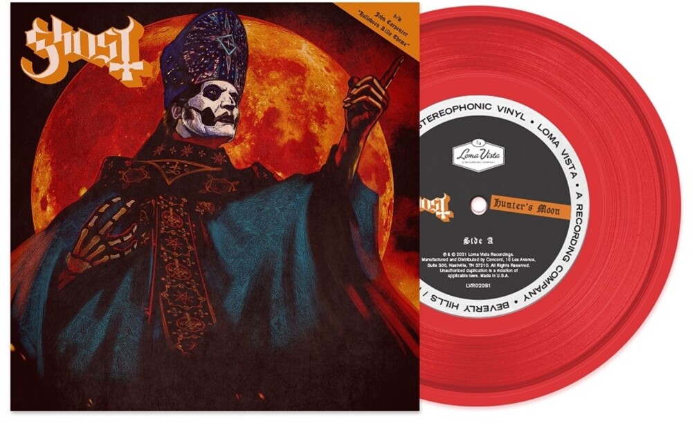 Ghost - Hunter's Moon [Indie Exclusive Limited Edition Blood Red Vinyl Single]