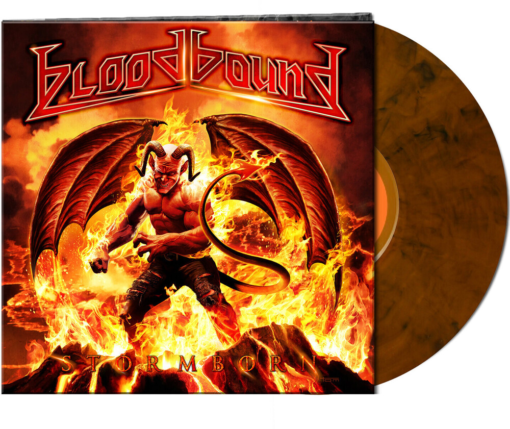 Bloodbound - Stormborn - Orange/Black Marbled (Blk) [Clear Vinyl]