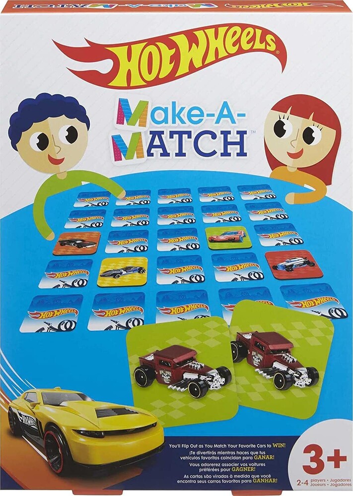 Games - Mattel Games - Preschool Matching Game Hot Wheel